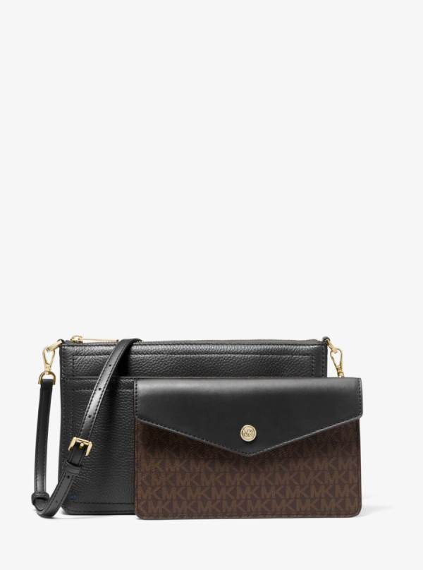 Damske Spojková Taška Michael Kors Maisie Medium Pebbled Leather 3-in-1 Čierne - Kabelky Michael Kors Slevy | HLRYC-6140